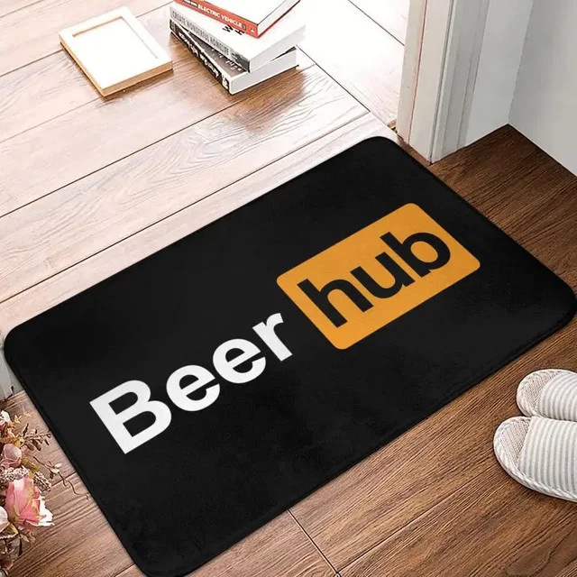 Biernabe Fußmatte für den Außenbereich, rutschfest und wetterfest, Schwarz, B/T: 60 x 40 cm - Bild 1