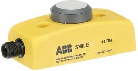 ABB SMILE 11 RB Reset-Taster in Gelb mit Schraubanschluss - Bild 1