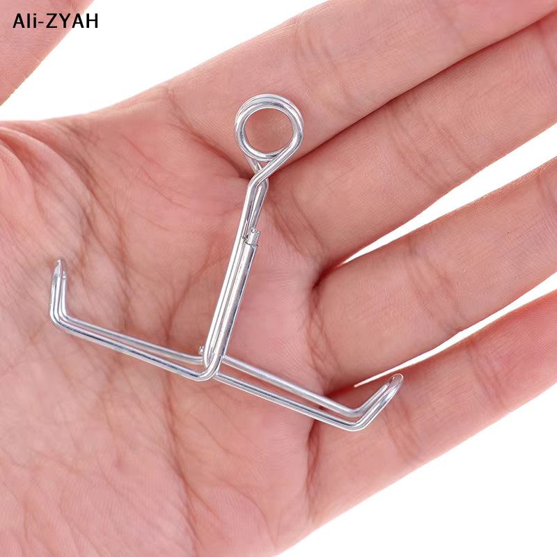 Lab Hoffman Schlauchklemme Wasserstopper Spiralschlauchklemme in Silber als Flüssigkeitsdurchflussregler und Quetschventil für Gummischläuche - Bild 3