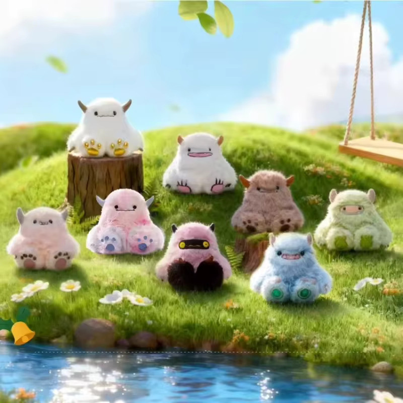 MOMOTOY Dundun Family Series Blind Box, Plüsch-Schlüsselanhänger, Puppen - Bild 4