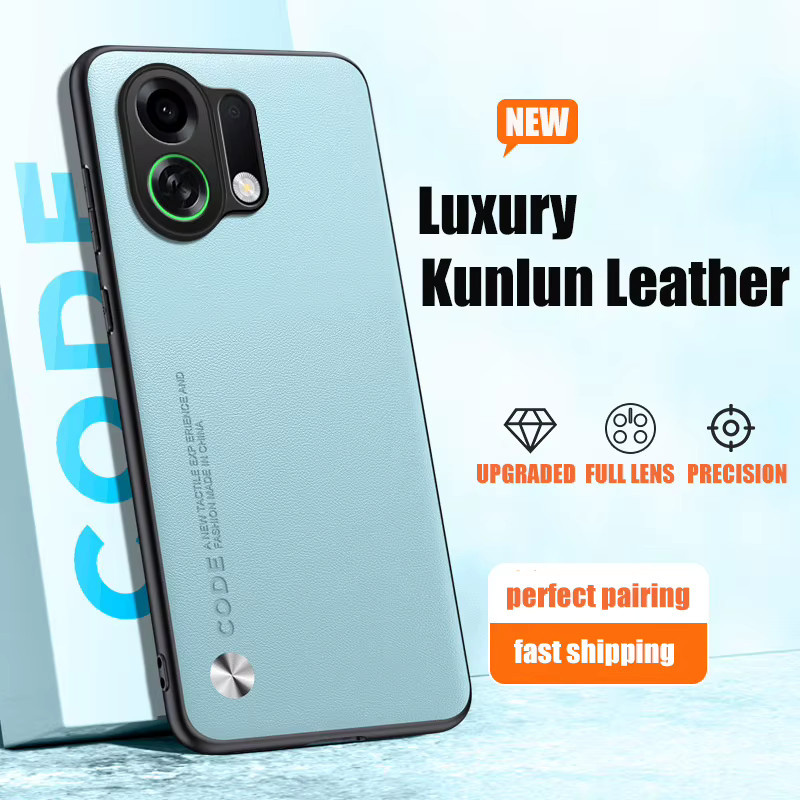 Luxus PU Leder Schutzhülle für Oppo K13 Turbo Pro, k13x und k12 in Lila, stoßfeste Silikon Rückseite - Bild 4