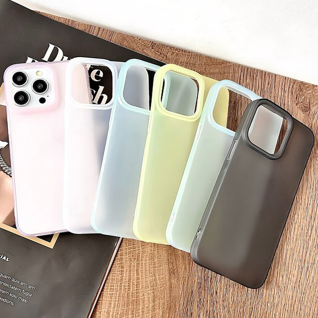 Caynes Stoßfeste Handyhülle in Pink und Transparent für iPhone 16 Pro Max 15 Pro 14 13 12 11 und 16 Plus - Bild 1