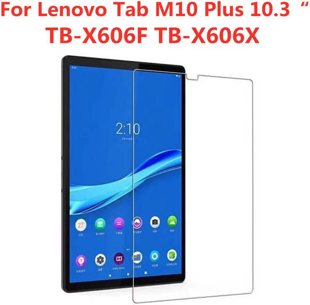 Lenovo Tab M10 Plus FHD 10,3 Zoll TB-X606F X606X Displayschutzfolie aus 9H gehärtetem Glas, transparent - Bild 1