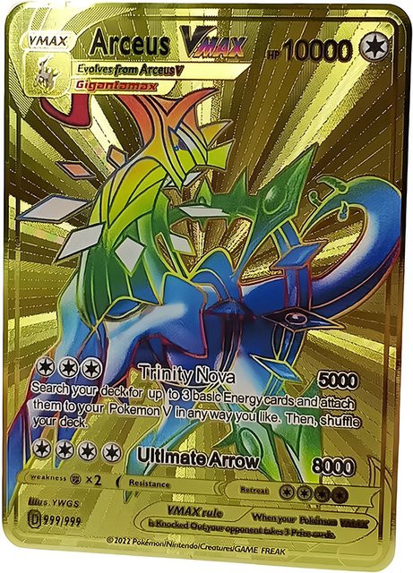Potdemiel Pokémon Sammelkarten, Metall, Englisch, Bunt / Mehrfarbig - Bild 1