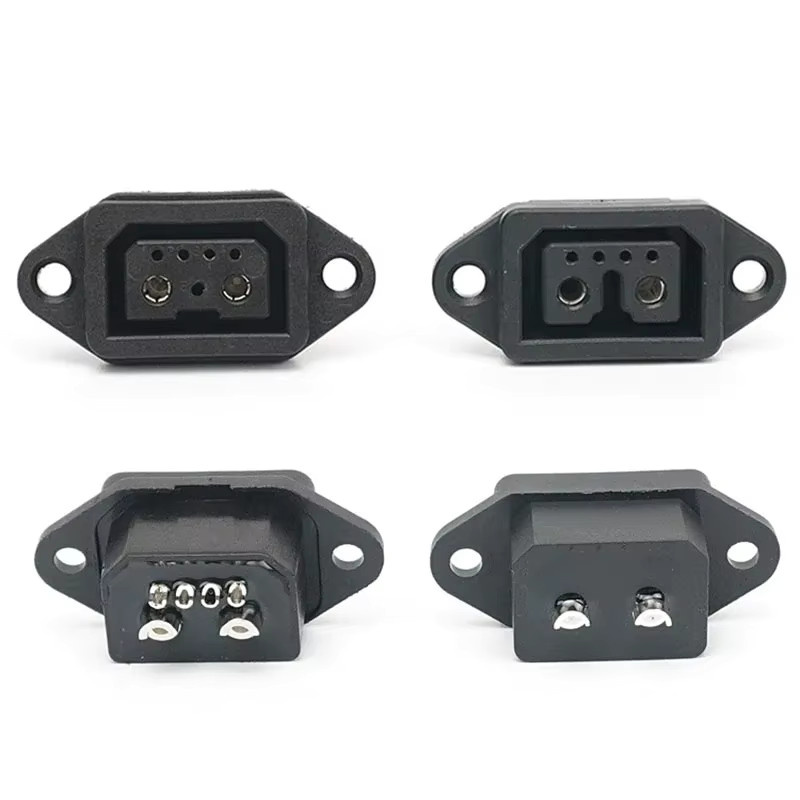DIVEDEER 2+4 Lithium-Batterie-Anschluss Lade-Netzkabel mit Signalleitung in Schwarz für Elektrofahrzeuge und Hochleistungs-E-Bike-Batteriebuchsen - Bild 2