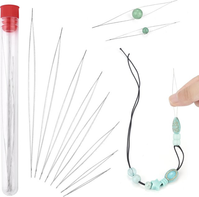Perlen Nadeln gebogen, DIY Schmuckherstellung Werkzeuge - Bild 1