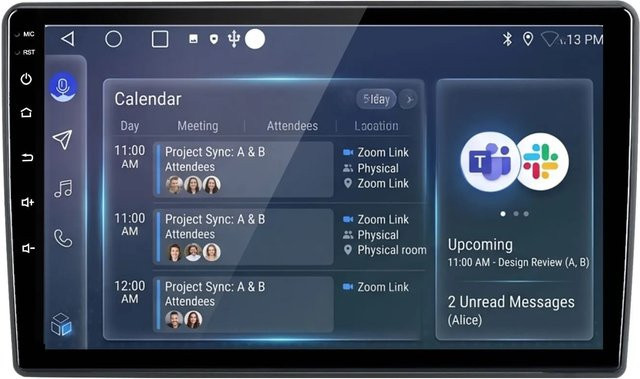 Junsun Autoradio für VW Golf IV und Jetta MK4 Classics mit GPS, Bluetooth und Wi-Fi in Schwarz - Bild 1