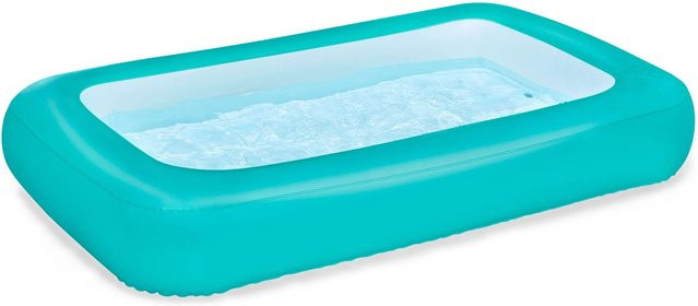 Bestway Aquababes Planschbecken eckig, türkis, B/T/H: 165 x 104 x 25 cm - Bild 1