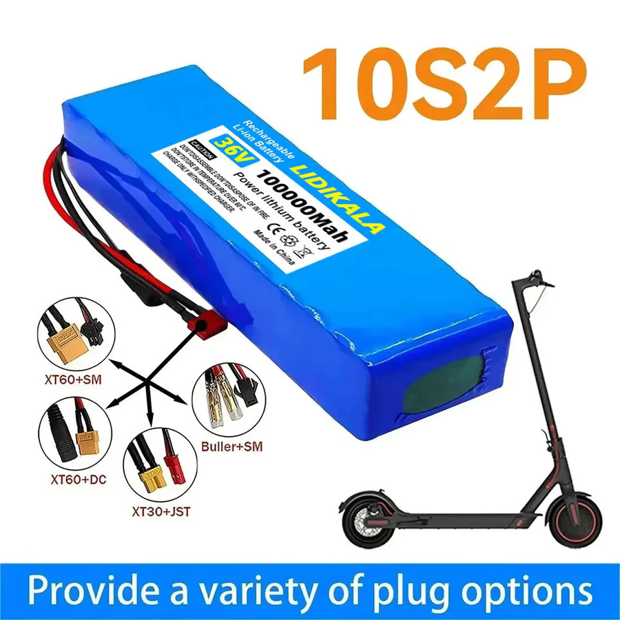 36V 100Ah Hochkapazitäts-Lithium-Ionen-Akku 10S2P in Blau für Elektrofahrräder und Elektroroller - Bild 3