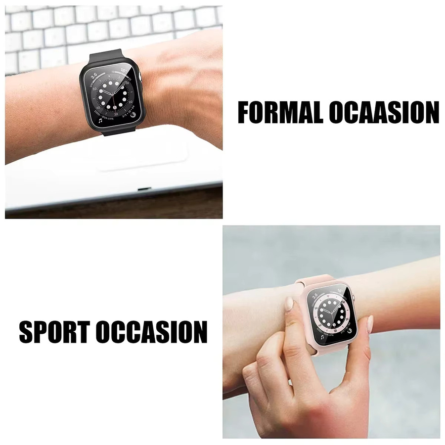Apple Displayschutzfolie, Gehärtetes Glas, Schwarz, Unisex - Bild 2