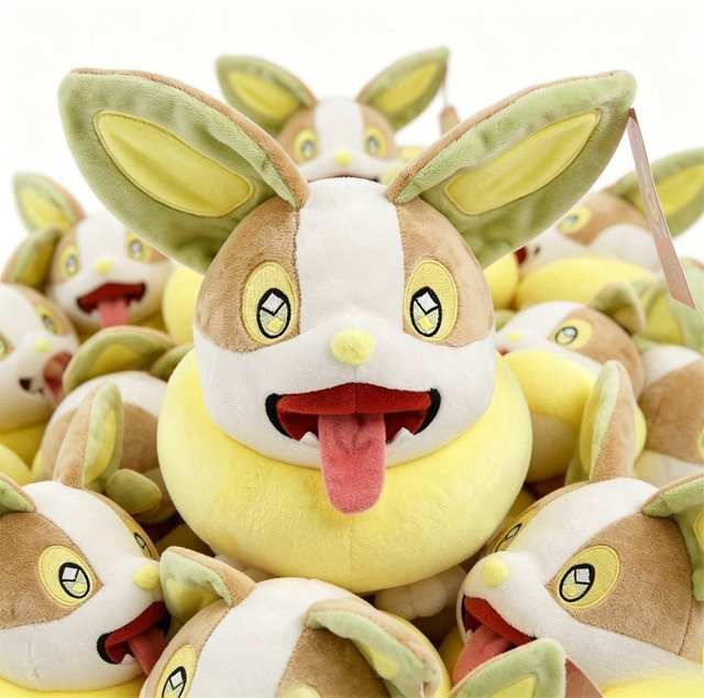 DUODUOBAO Yamper Pokémon Plüsch-Anime-Figur, 30cm - Bild 1