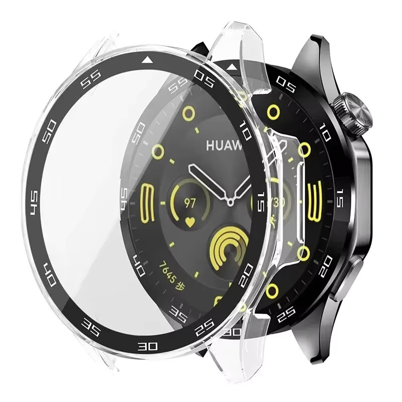 Geekthink Smartwatch-Zubehör, Hartschalenhülle, Gehäusedurchmesser 41 mm, 46 mm, Schwarz, Unisex - Bild 2