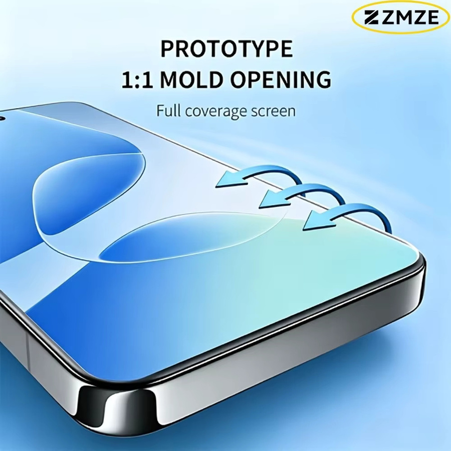 4er-Pack Anti-Kratz HD Hydrogel-Schutzfolie für Xiaomi in Transparent für verschiedene Modelle wie Xiaomi 17 Ultra, 17 Pro Max, 15T und 14T - Bild 4