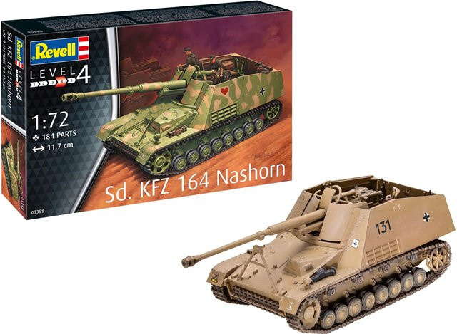 Revell Sd.Kfz. 164 Nashorn, Fahrzeug, 1:72, ab 12 Jahre - Bild 1