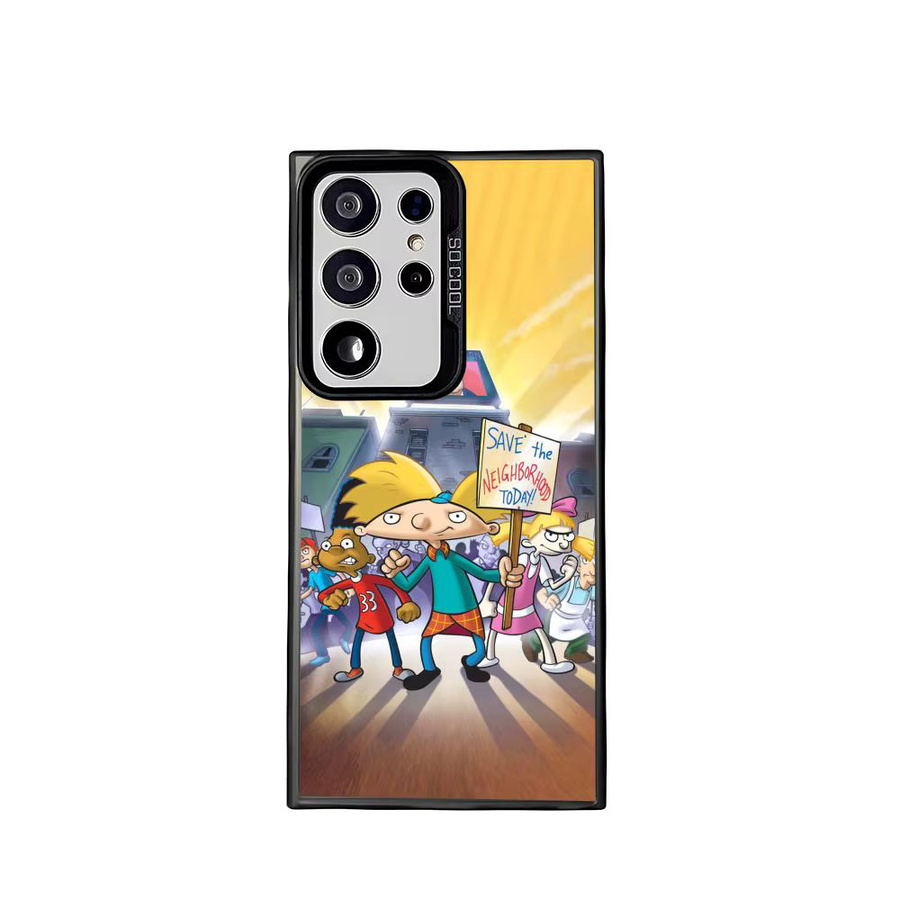 Hey Arnold! Silikon Handyhülle für Samsung Galaxy S25 Edge S24 S23 S22 S21 S20 Ultra in Bunt und Silber - Bild 5