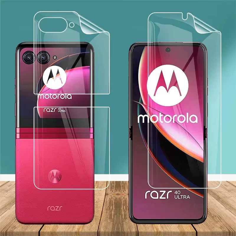 YKSPACE Matte Hydrogelfolie als Displayschutz für Motorola Moto Razr 60 50 40 Ultra Plus, Anti-Fingerabdruck und transparent - Bild 3