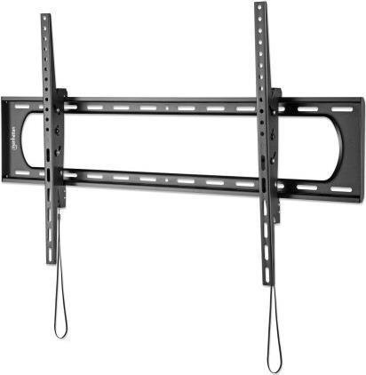 Manhattan TV-Wandhalterung für Bildschirme von 152,4 cm bis 304,8 cm, Traglast bis 120 kg, neigbar, schwarz, VESA 900 x 600 mm - Bild 1
