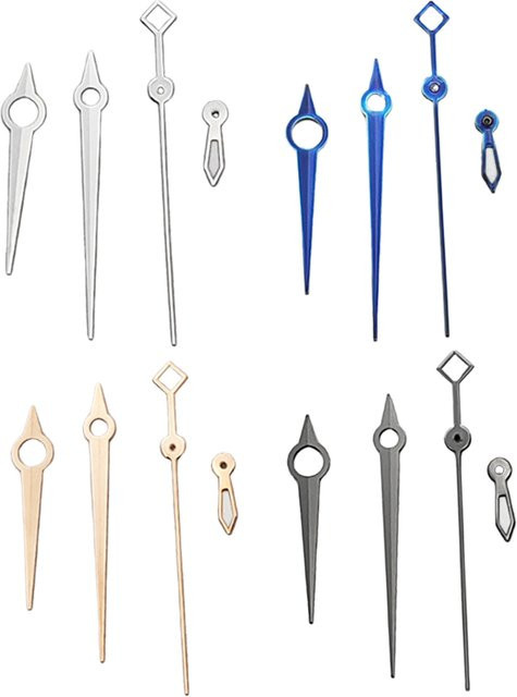 miuksi Uhrzeiger, Silber/Gold/Blau, NH39 Automatikwerk, Unisex - Bild 1