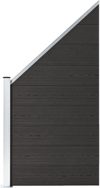 vidaXL Zaunelement aus WPC in Schwarz, B/H: 95 x 180 cm - Bild 1