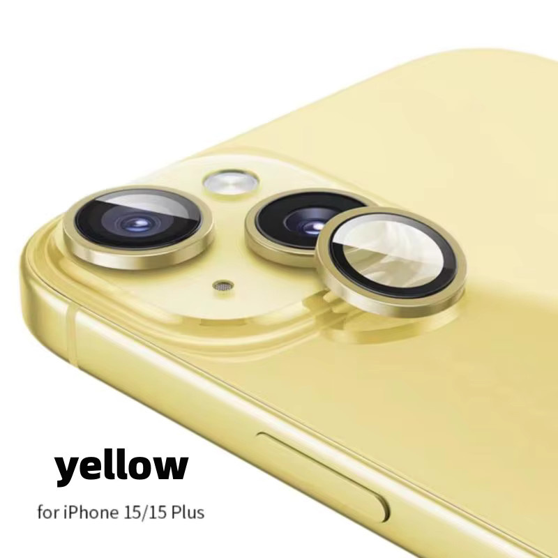 Metall Kamera Objektiv Schutz Abdeckung und Glas Schutz Film für iPhone 15 Pro Max, iPhone 15 Pro und iPhone 15 Plus in Blau - Bild 2