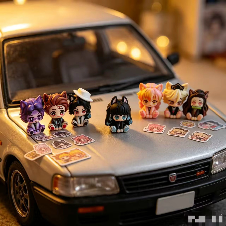 Bandai Demon Slayer Chibi-Figur, Auto-Ornament, Einzelfigur - Bild 3