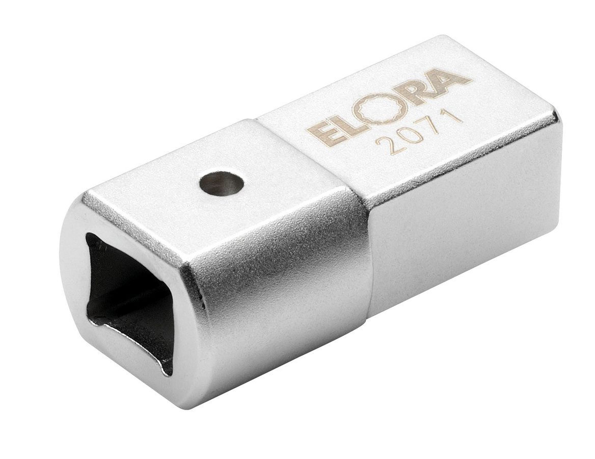 Elora Einsteck-Adapter ELORA-2071-1 in Silber, 9 x 12 mm - Bild 1