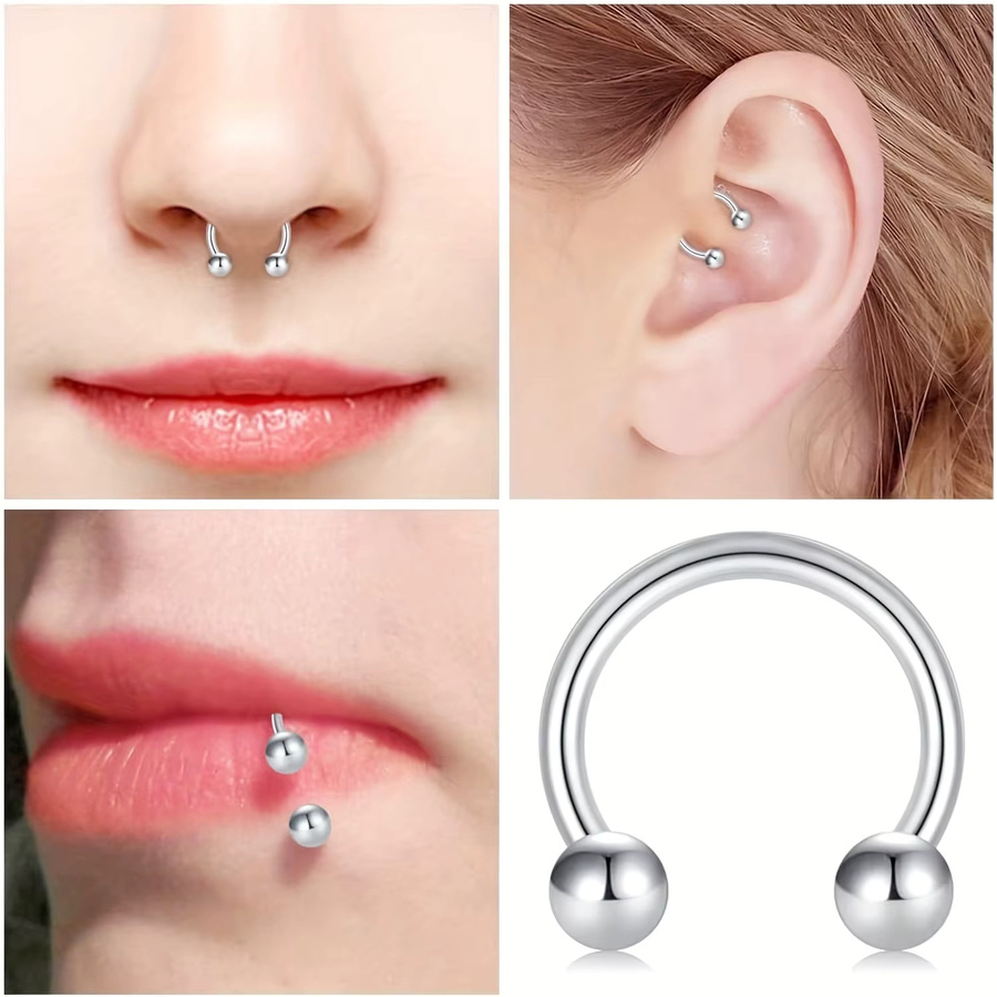 Schraubkugeln Piercing-Ersatzkugeln, 16G, 3 mm, Unisex - Bild 2