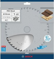 Bosch Kreissägeblatt Standard for Wood für Akkusägen, Durchmesser: 216 mm, 48 Zähne - Bild 1