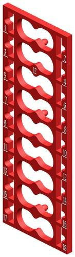 Siemens SPS-Farbkodierschild 6ES7193-6CP12-2MT0 in Rot - Bild 1