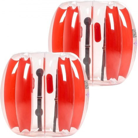 VEVOR Sumo Inflatable Bumper Balls 2-Pack Red Stripes - Bild 1