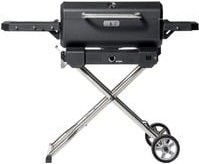 Masterbuilt Tragbarer Holzkohlegrill und Smoker mit Wagen in Schwarz - Bild 1