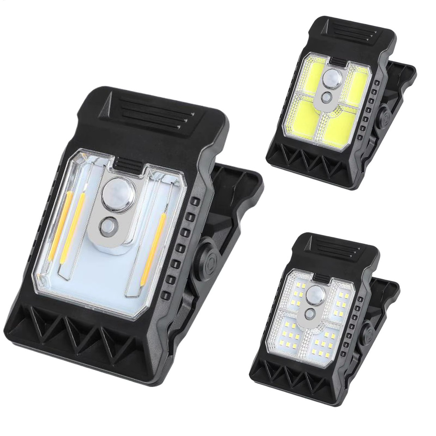 XIWANGFIRE Solar-Außenleuchte mit Bewegungssensor und LED, wasserdicht, Schwarz, Rechteckig - Bild 6
