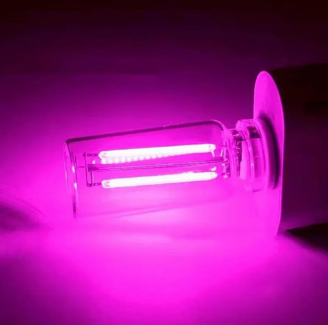 GuangZhouZhenqin USB Nachtlicht mit LED Filament in Glas-Retro-Optik, dimmbar, RGB Multicolour Violett, 5V - Bild 1