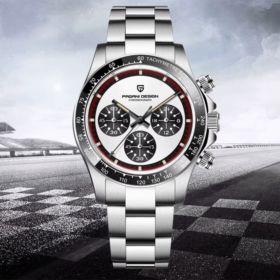 PAGANI DESIGN Chronograph, Quarz, Edelstahl, 40 mm, Herren - Bild 2