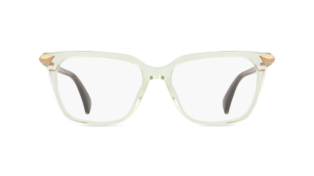 Rag & Bone Brille, Damen, quadratisch, Acetat-Gestell, grün - Bild 1