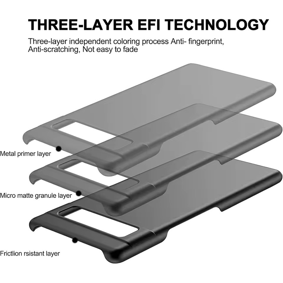 Luxuriöse matte Hartschalenhülle aus PC für Sony Xperia 1, 5, 10 IV, VI, VII, V in Schwarz - Bild 4