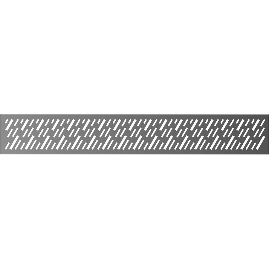 ZacAlu Zierblech aus Aluminium in Dunkelgrau, Breite: 178,5 cm, Höhe: 20,6 cm - Bild 2