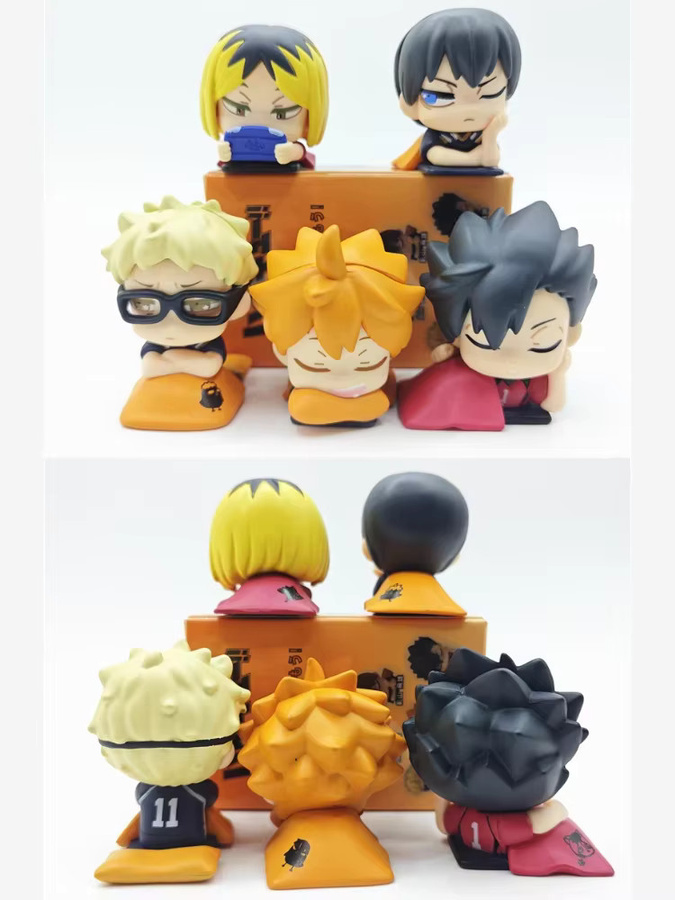 Bandai Haikyuu!! Mini Anime Figur, Hinata Shoyo, Kei Tsukishima, Kozume, Tetsurou Kuroo - Bild 3