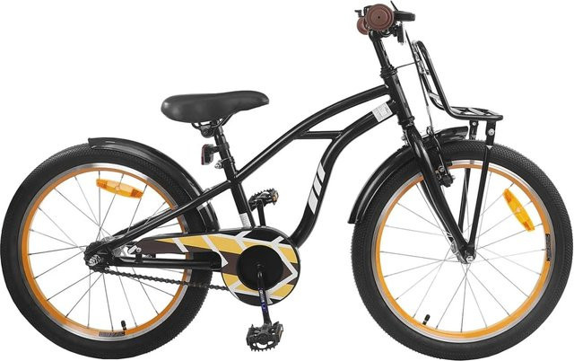 vidaXL Kinderfahrrad 22 Zoll Schwarz für 7-12 Jahre Alt - Bild 1