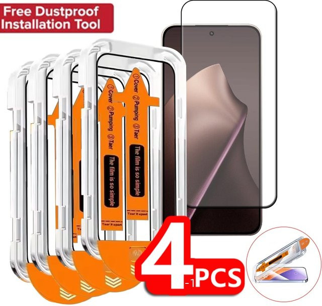 Xiaomi Mi 15T und 15T Pro Panzerglas Displayschutz Set, transparent, staubfrei mit Vollkleber - Bild 1