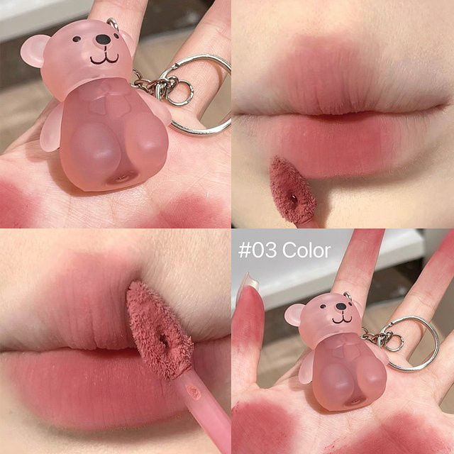 ART VALUE Lippenstift-Schlüsselanhänger, Lipgloss, Nude-Rot, Damen - Bild 1