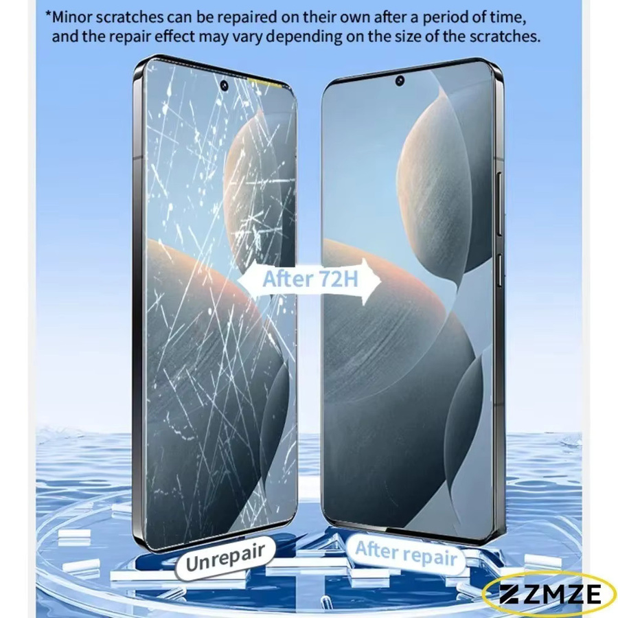 4er-Pack Hydrogel-Displayschutzfolien für Motorola Moto G24 G06 Power G23 G22 G20 G05 G04 G04S Serie, transparent - Bild 5