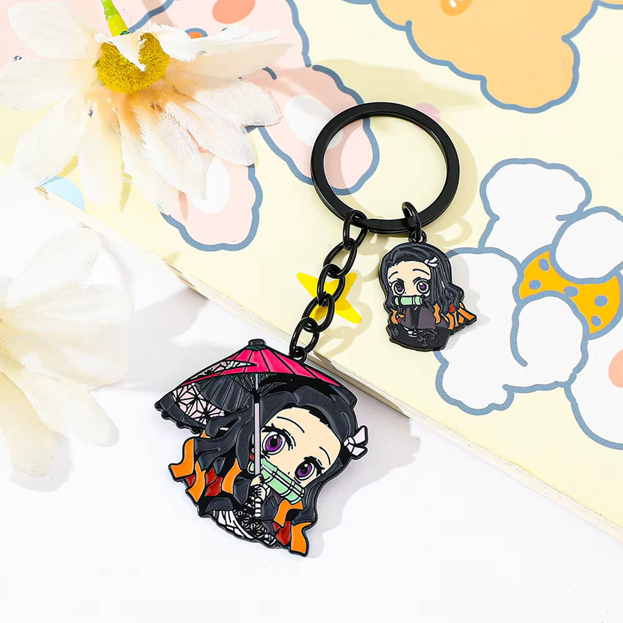 Bandai Schlüsselanhänger, Anime Nezuko, Cartoon-Muster - Bild 2