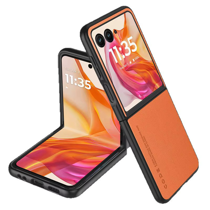 Stoßfeste Handyhülle aus PU-Leder und PC für Motorola Razr Ultra in Schwarz - Bild 4
