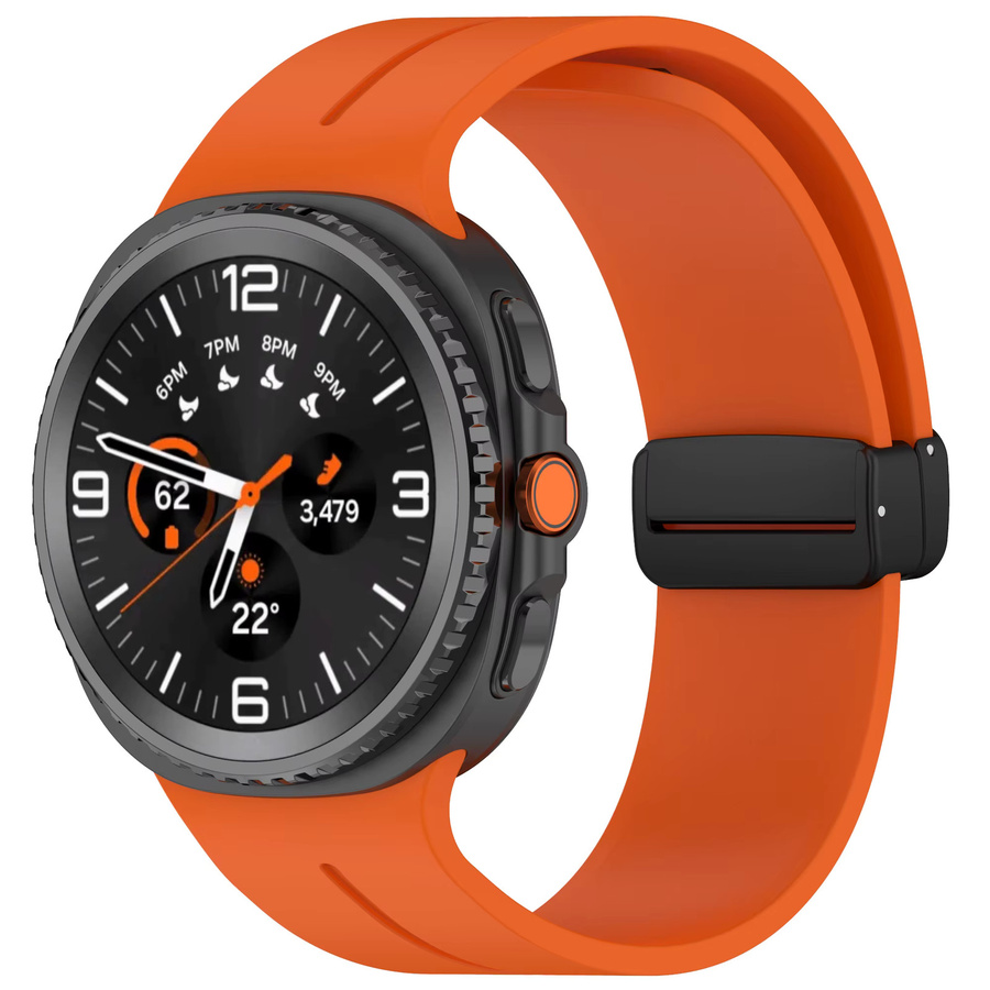 Samsung Uhrenarmband Silikon, orange, Unisex - Bild 1