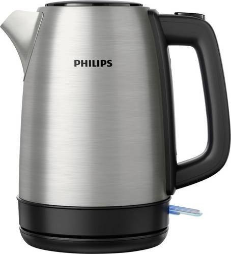 Philips Daily Wasserkocher HD9350/90 in Edelstahl und Schwarz mit 1,7 l Fassungsvermögen - Bild 1