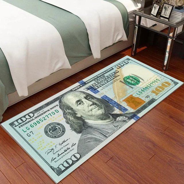 VIKAMA Rutschfester Bettvorleger und Teppich für Schlafzimmer, Wohnzimmer oder Flur, Rechteckig, Mehrfarbig, Breite: 60 cm - Bild 1