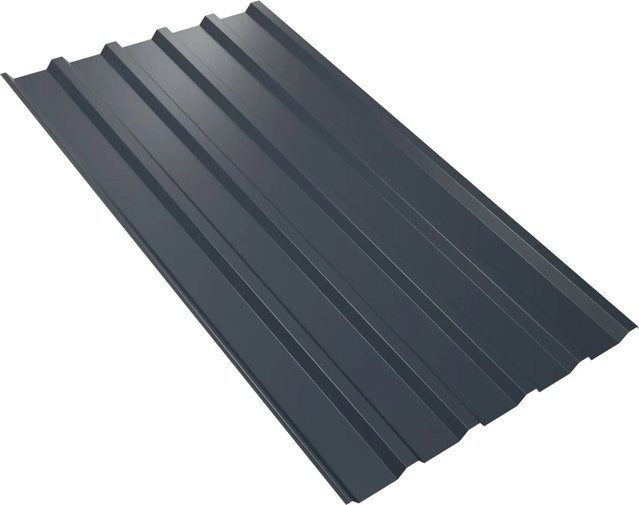Weckman Trapezblech W35 aus Stahl in Anthrazit, B: 230,0 cm, T: 107,0 cm, Höhe: 0,5 cm - Bild 1
