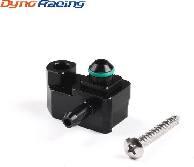 Dynoracing Boost-Adapter und Sensor-Adapter für Mini Cooper S F54 F55 F56 B48 Mk3 in Schwarz - Bild 1