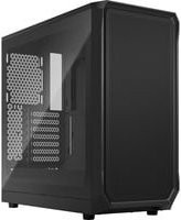 Fractal Design Focus 2 ATX Tower-Gehäuse in Schwarz mit Clear Tint Seitenteil aus gehärtetem Glas und USB-C - Bild 1